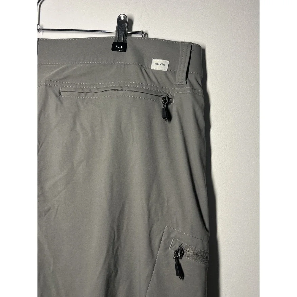 Orvis Men's Tech Pants Big and Tall Sz 40x32 - Charcoal Gray Breathable Hiking